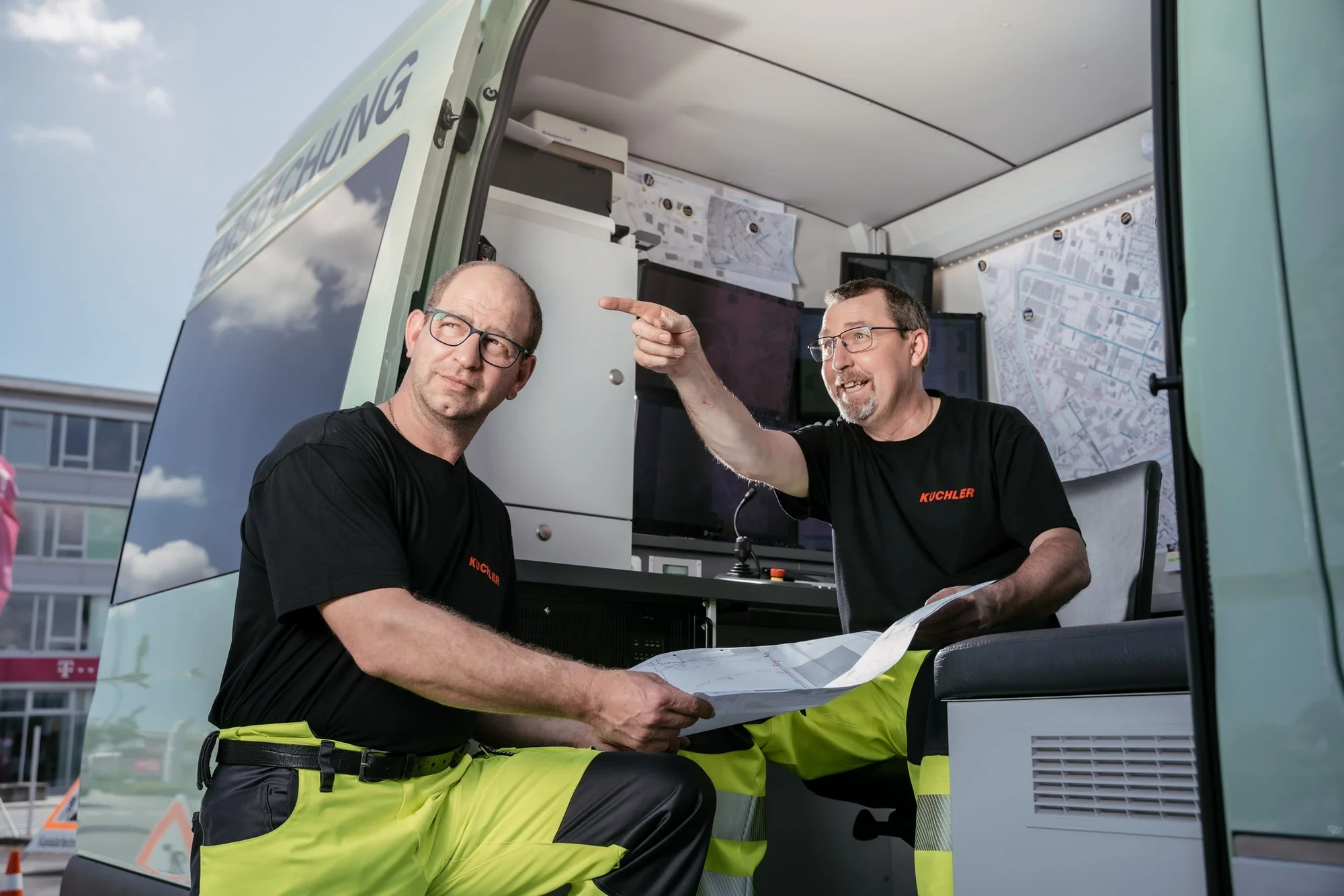 Saugbaggerarbeiten in Sankt Augustin